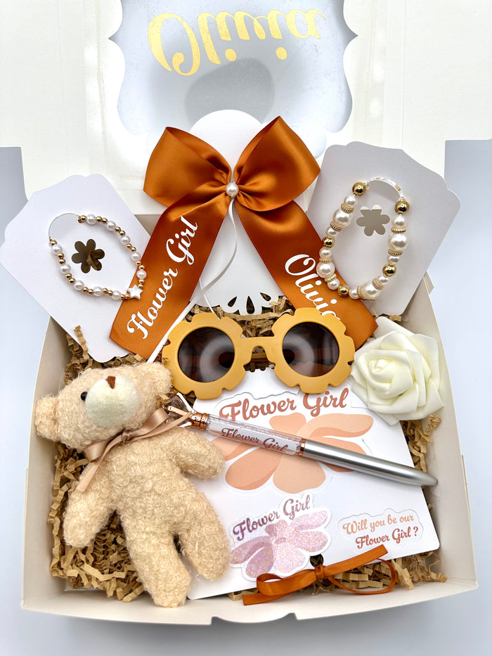 Personalized Flower Girl Proposal Gift Box – Wedding Gift