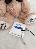 Personalized Ring Bearer Bear, Wedding Boy Plush Bear, Customized Flower Girl Bear