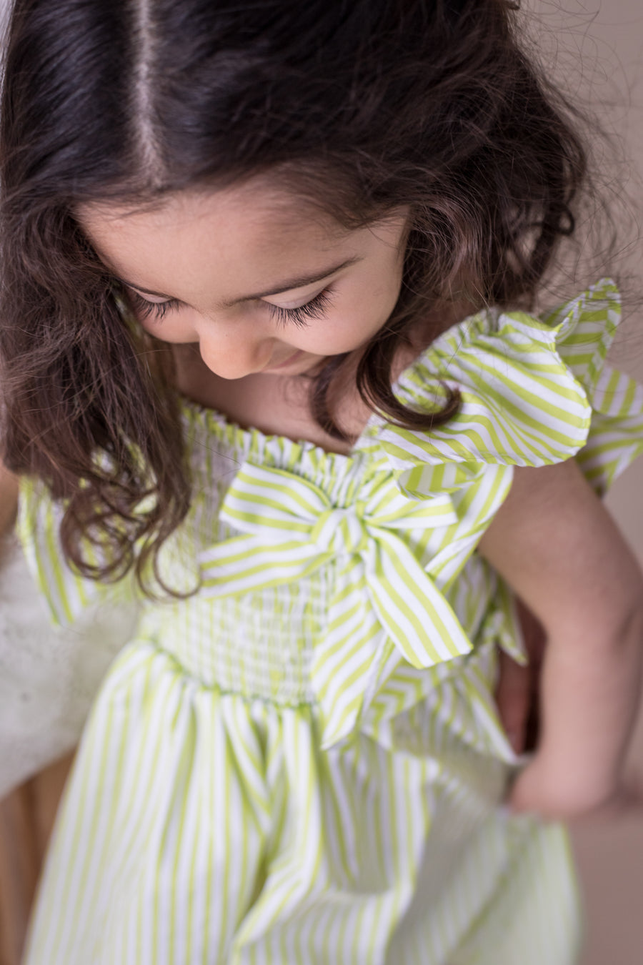 Flower girl dress details and accessories